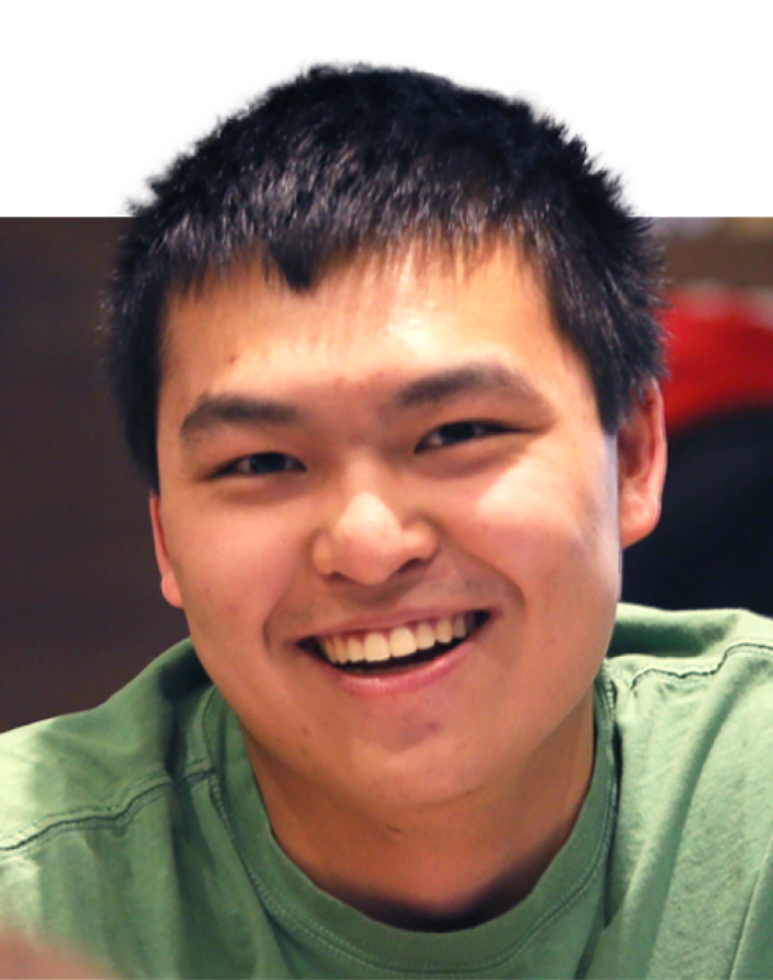 Student smiling