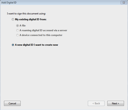 Digitially signing 2