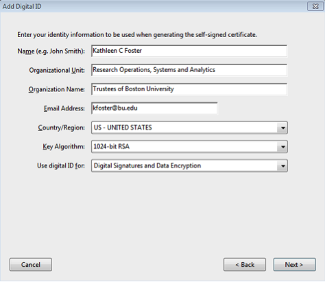 Digitially signing 4