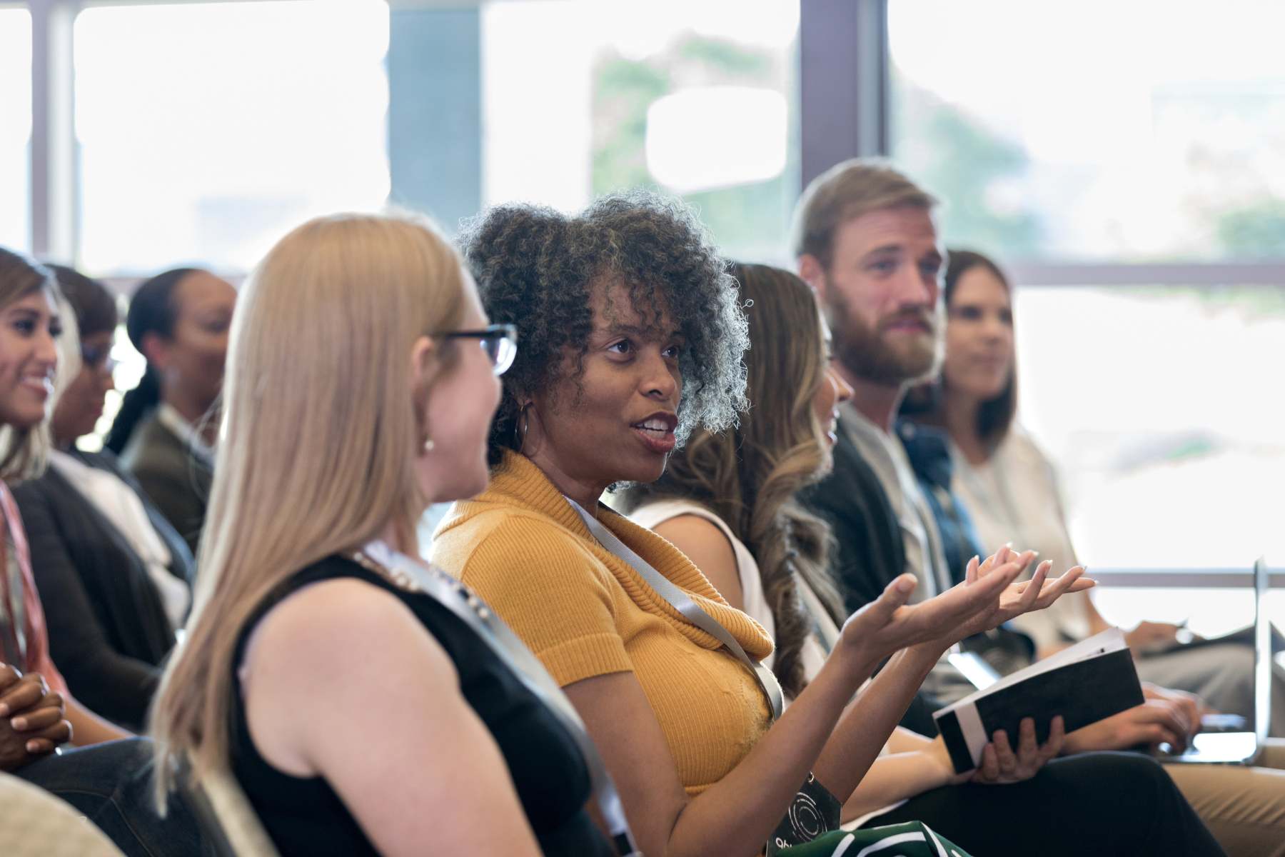 Woman at event