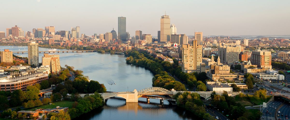 Boston and Charles River