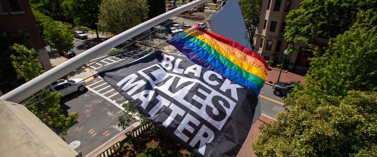 Black Lives Matter flag