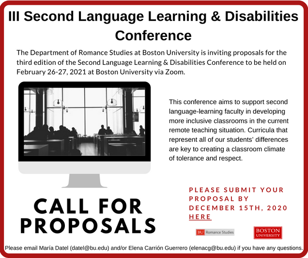 2021 Disabilities Conference Call for Papers