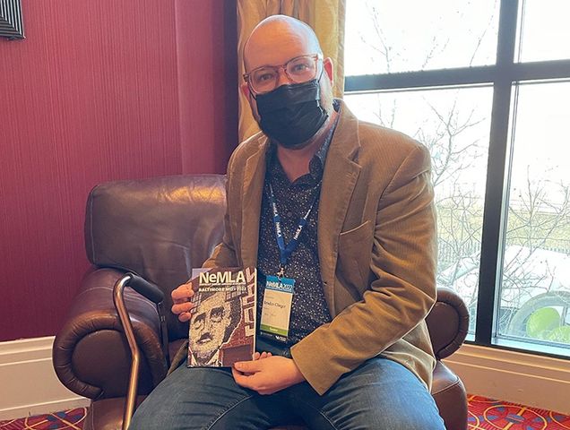 Photo of Braden Clinger at NeMLA 2022