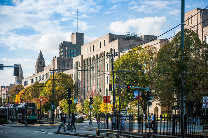 Shot of BU Campus
