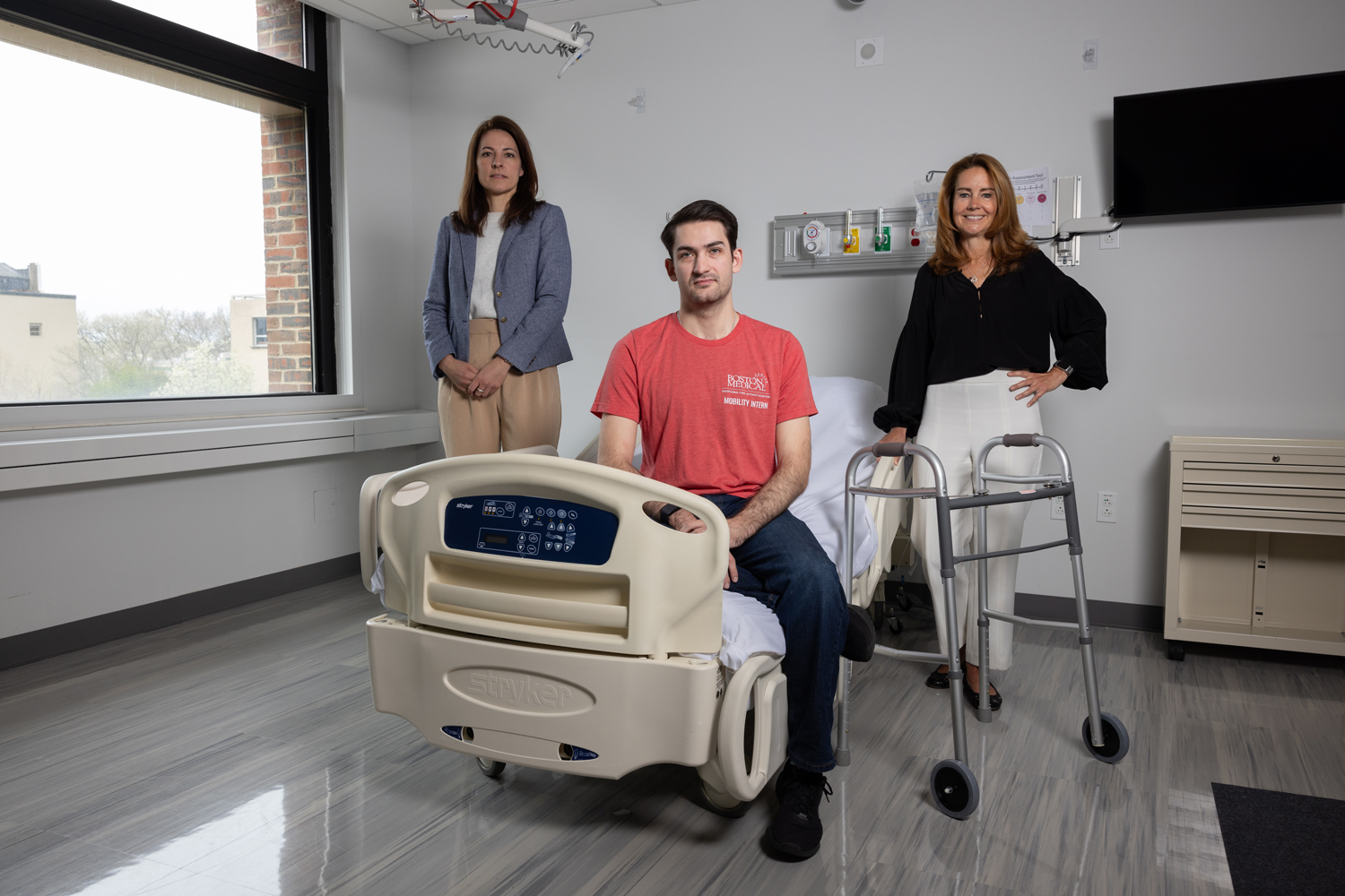 Partnership Trains Undergrads to Improve Patient Mobility at BMC
