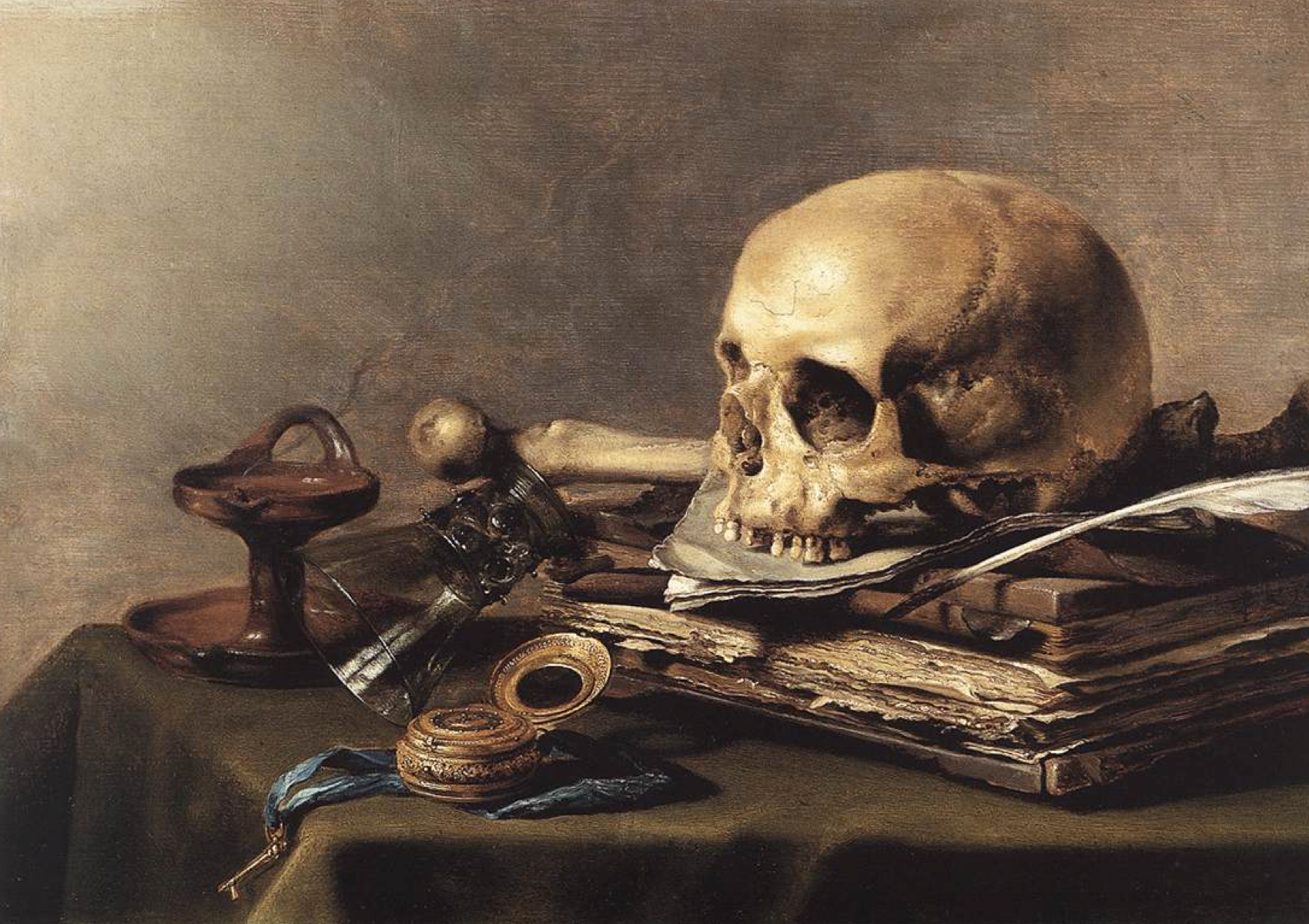 Claesz P. Vanitas Still-Life. 1630. Mauritshuis, The Hague.