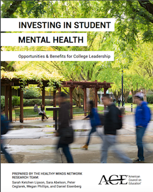 Cover of brief titled 'Investing in Student Mental Health'