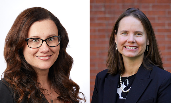 Headshots of Jaimie Gradus and Patricia Janulewicz Lloyd