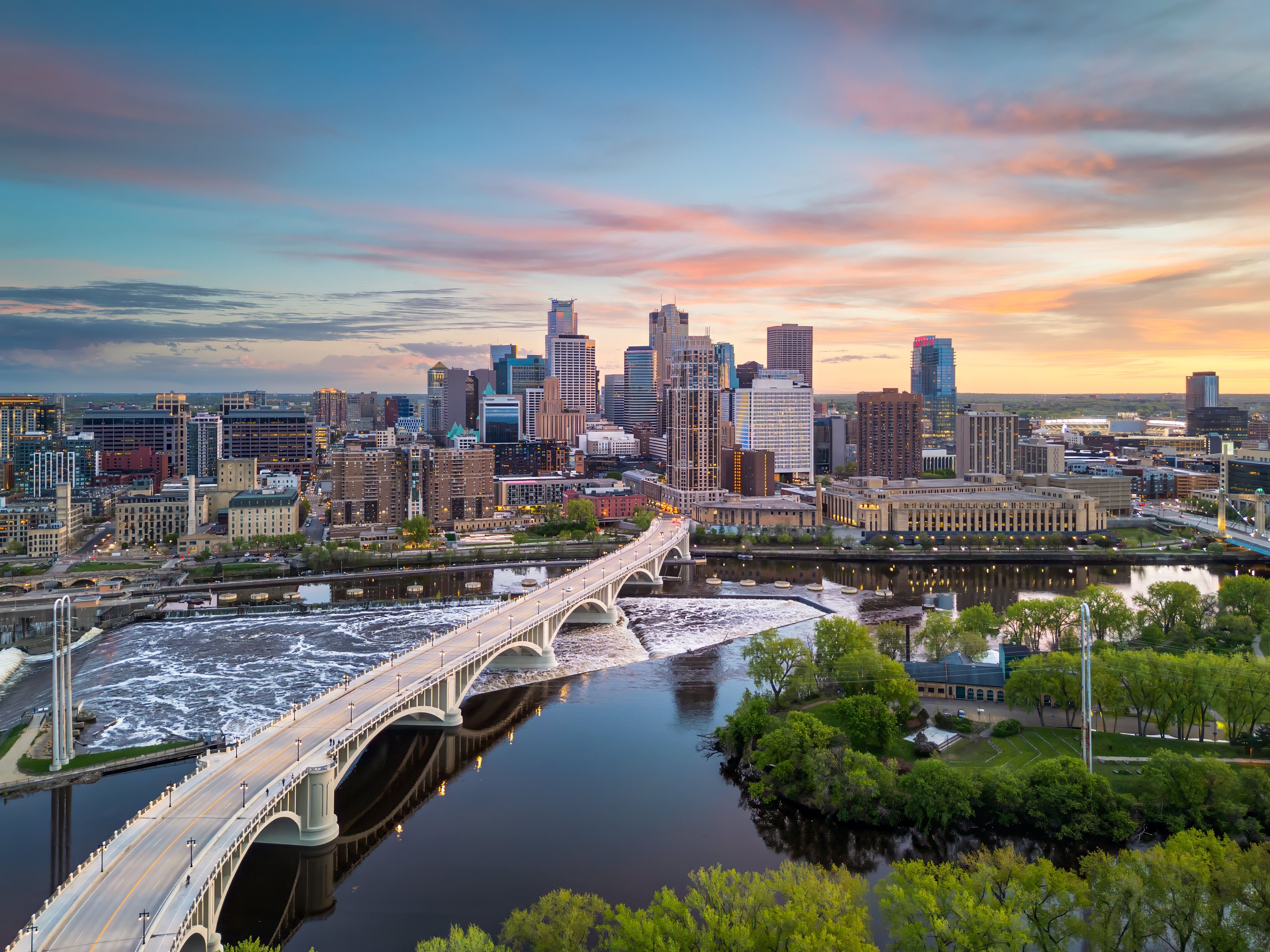 The Minneapolis, Minnesota skyline