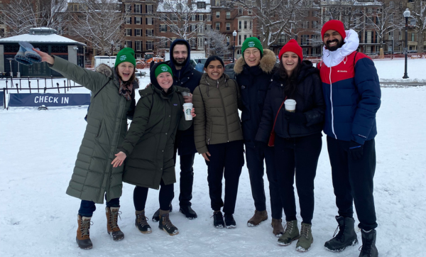 Team from BUSPH attends the 9th annual Winter Walk to raise funds and awareness to end homelessness