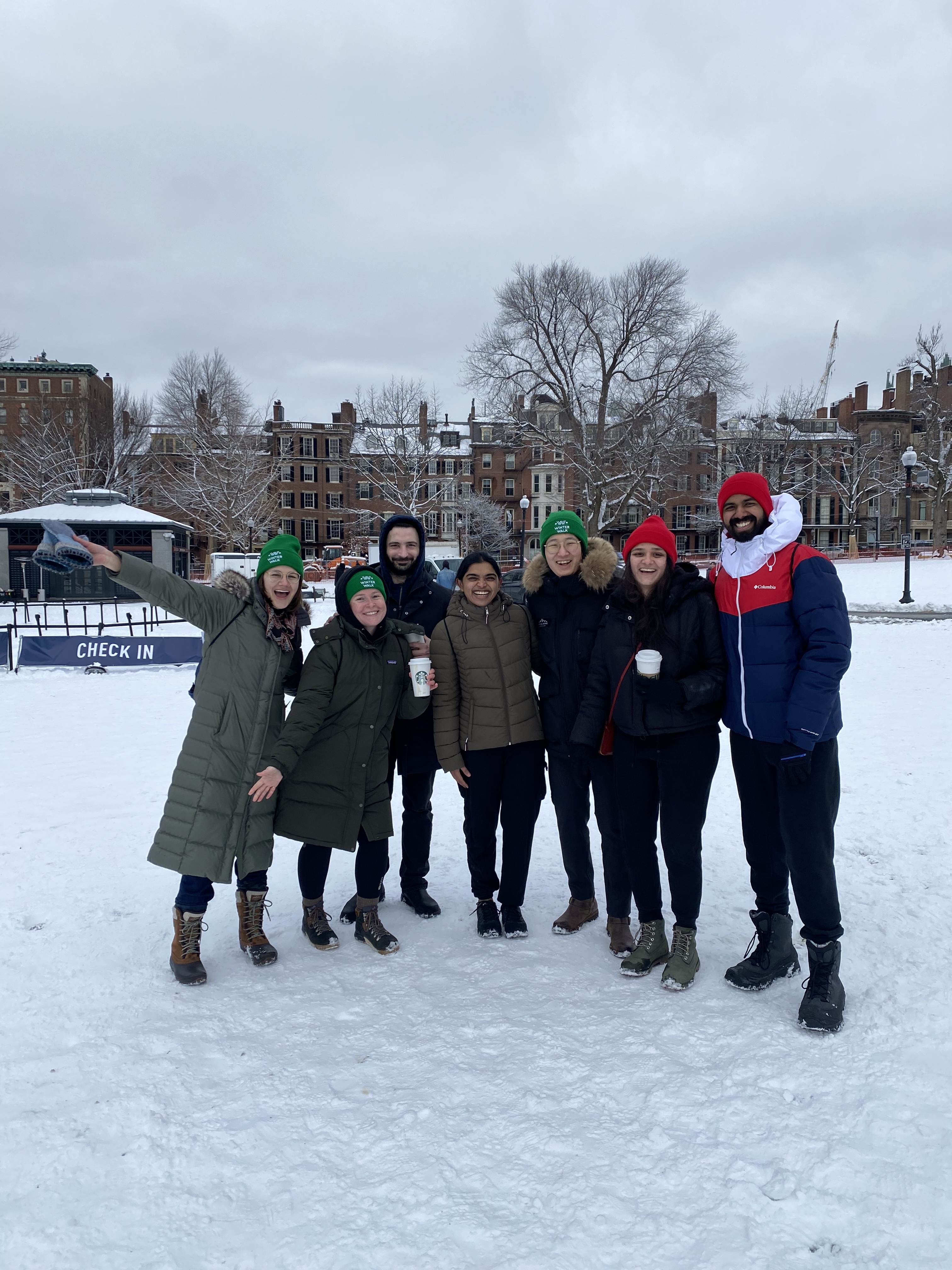 Team from BUSPH attends the 9th annual Winter Walk to raise funds and awareness to end homelessness