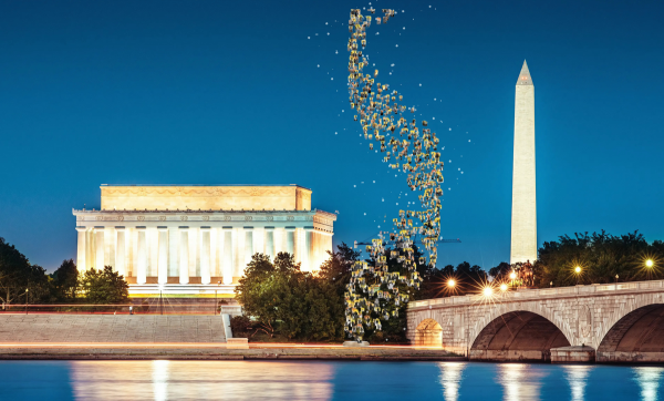 Digital rendering of National Covid Memorial