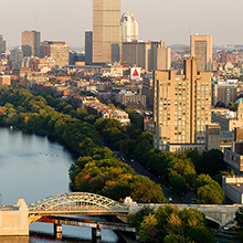  the Boston skyline 