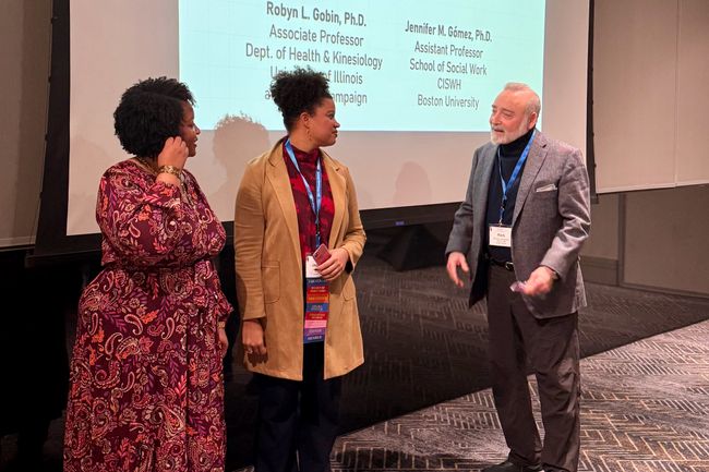 Drs. Gómez and Gobin with R. Loewenstein