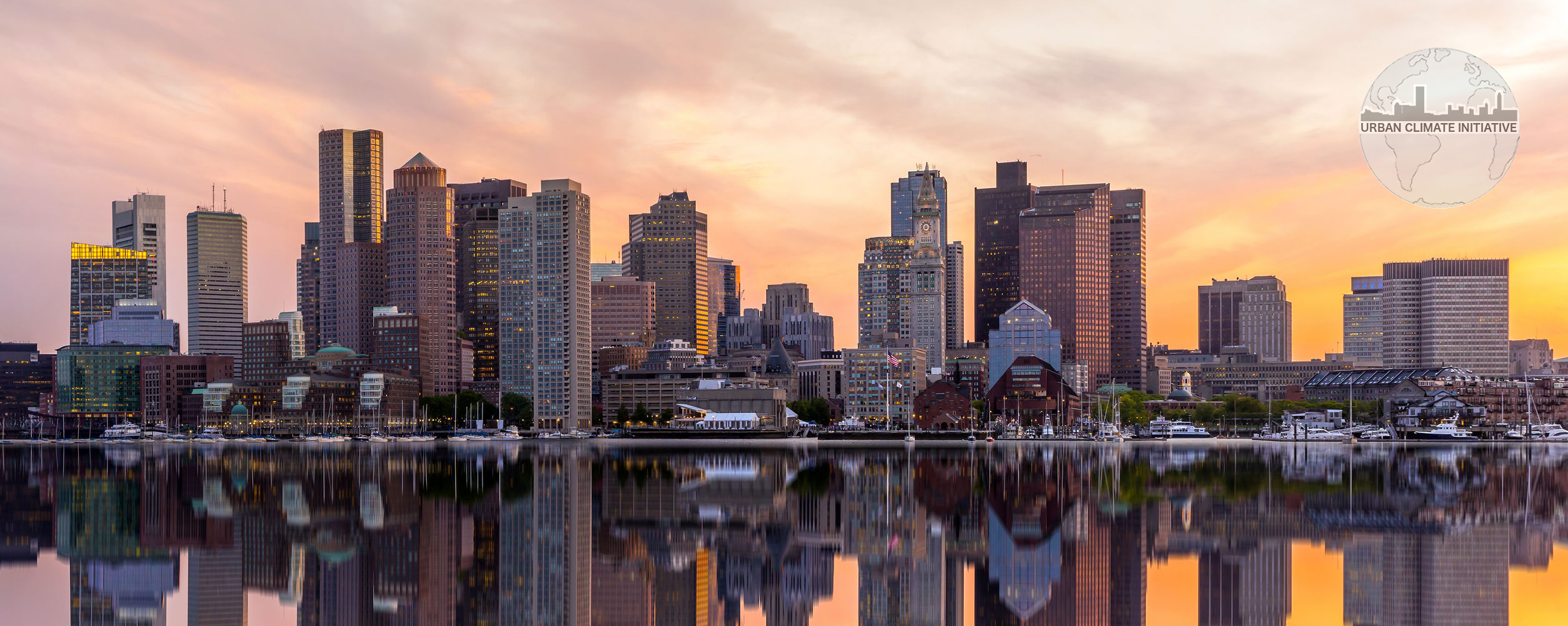 boston at sunset