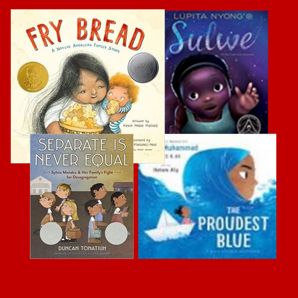Graphic shows covers of children's books that have been banned