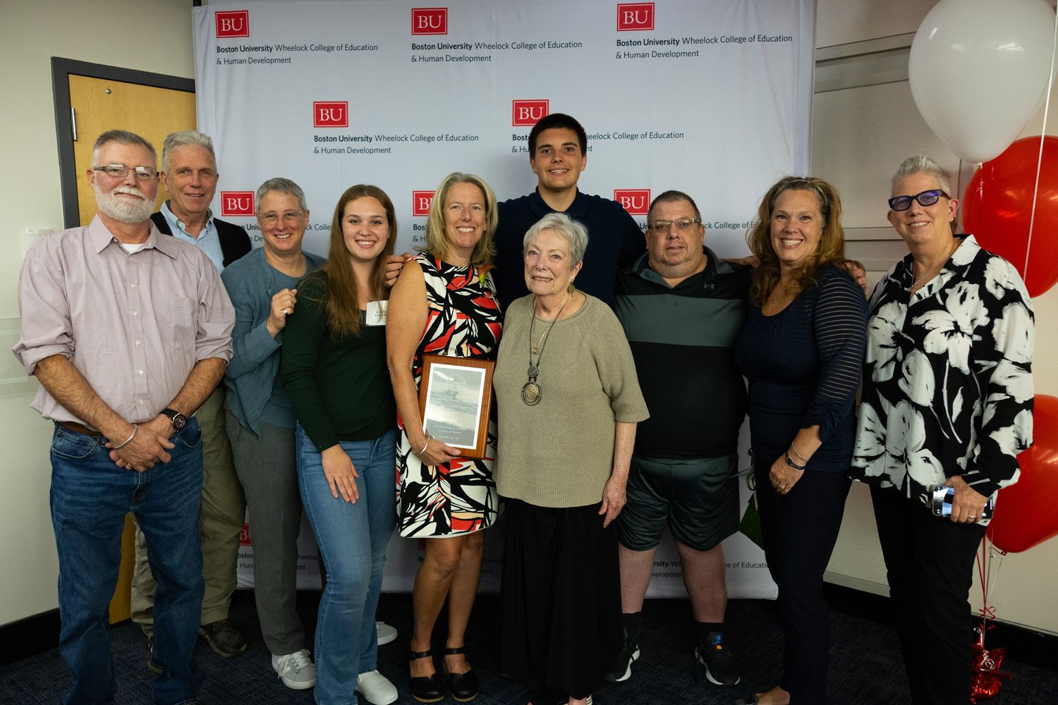 Alice Shea and Family at the 2023 BU Wheelock Alumni Awards