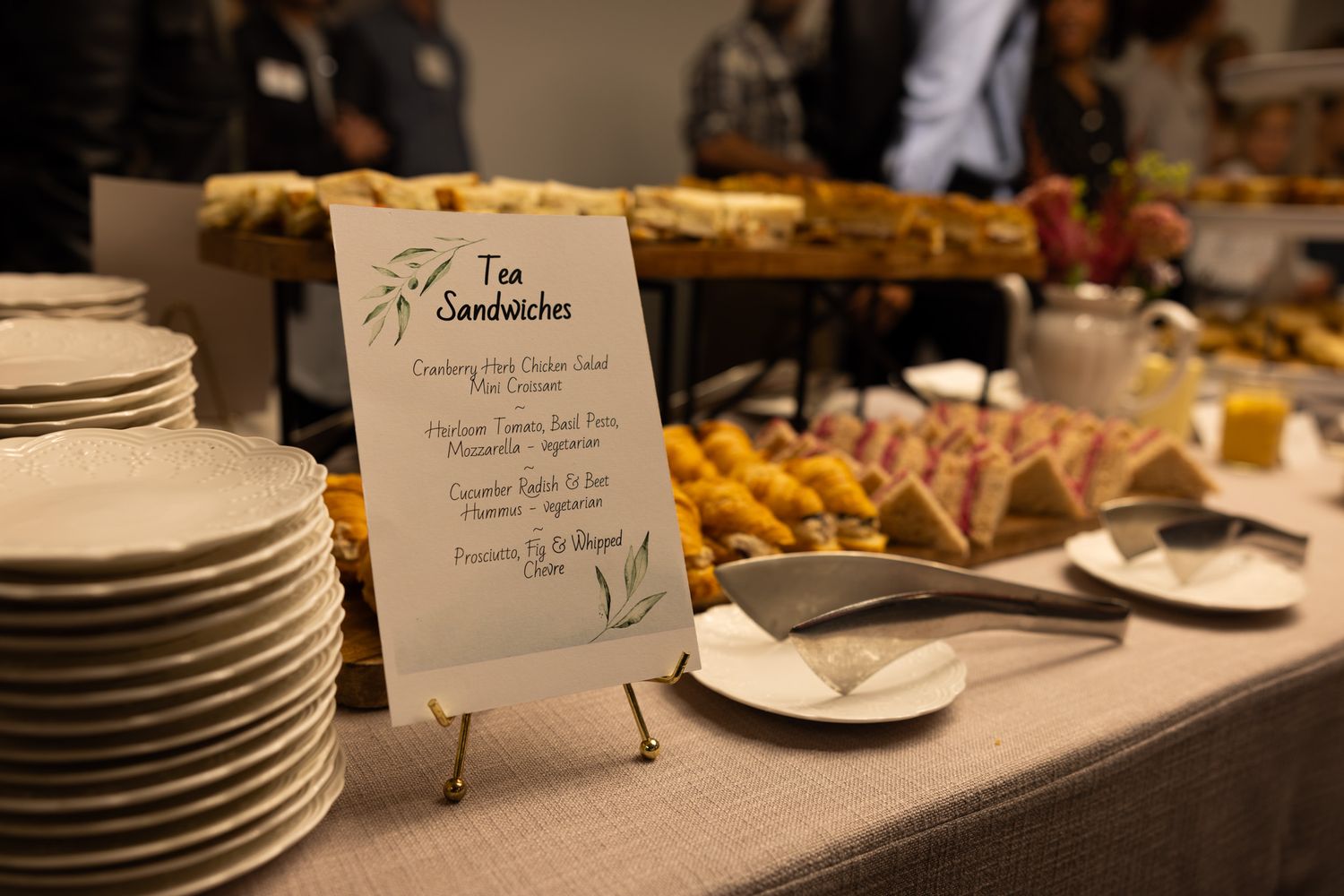 an afternoon tea spread