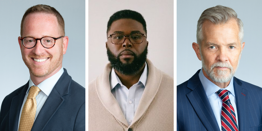 Headshots from L-R of Josh Goodman, Anthony Jack, & David Chard